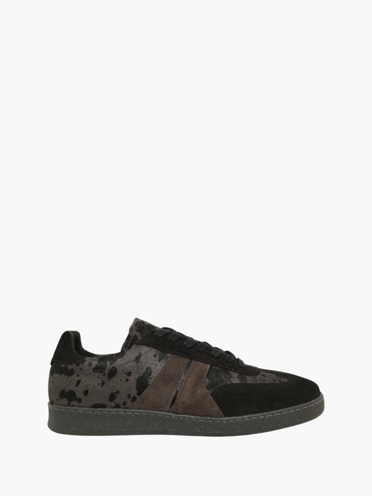 Les Deux Sneaker Pony Hair Raven Grey