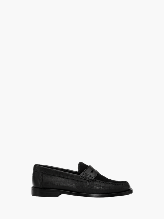 Les Deux Loafer Suede Mix Black