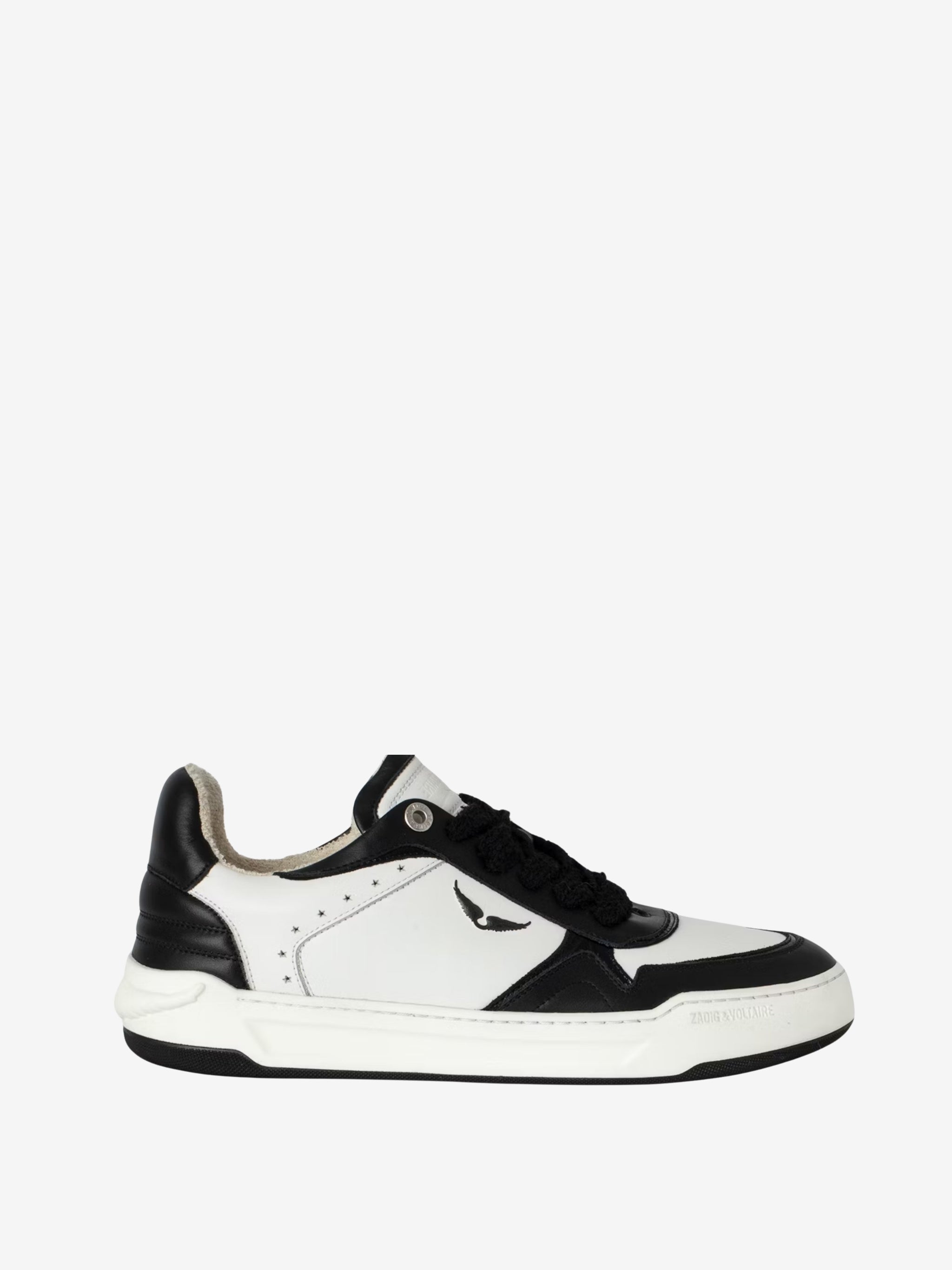 Zadig & Voltaire Sneaker Wings Trainers White-Black – 69belmont
