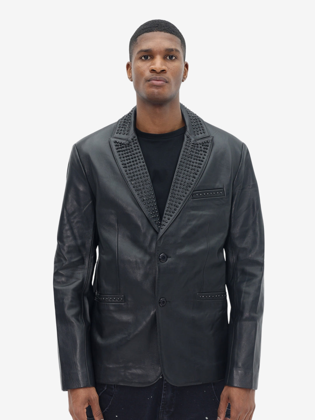 Massimo Sabbadin Jacket Studs Black