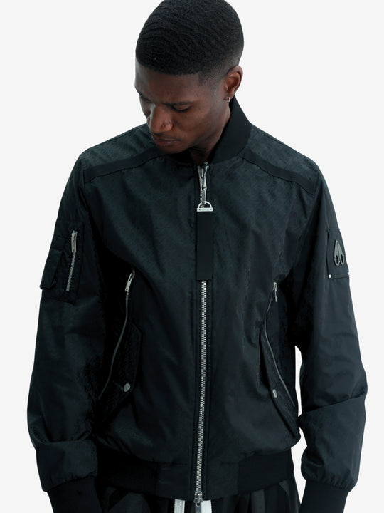 Moose Knuckles Jacket Courville Bomber Black
