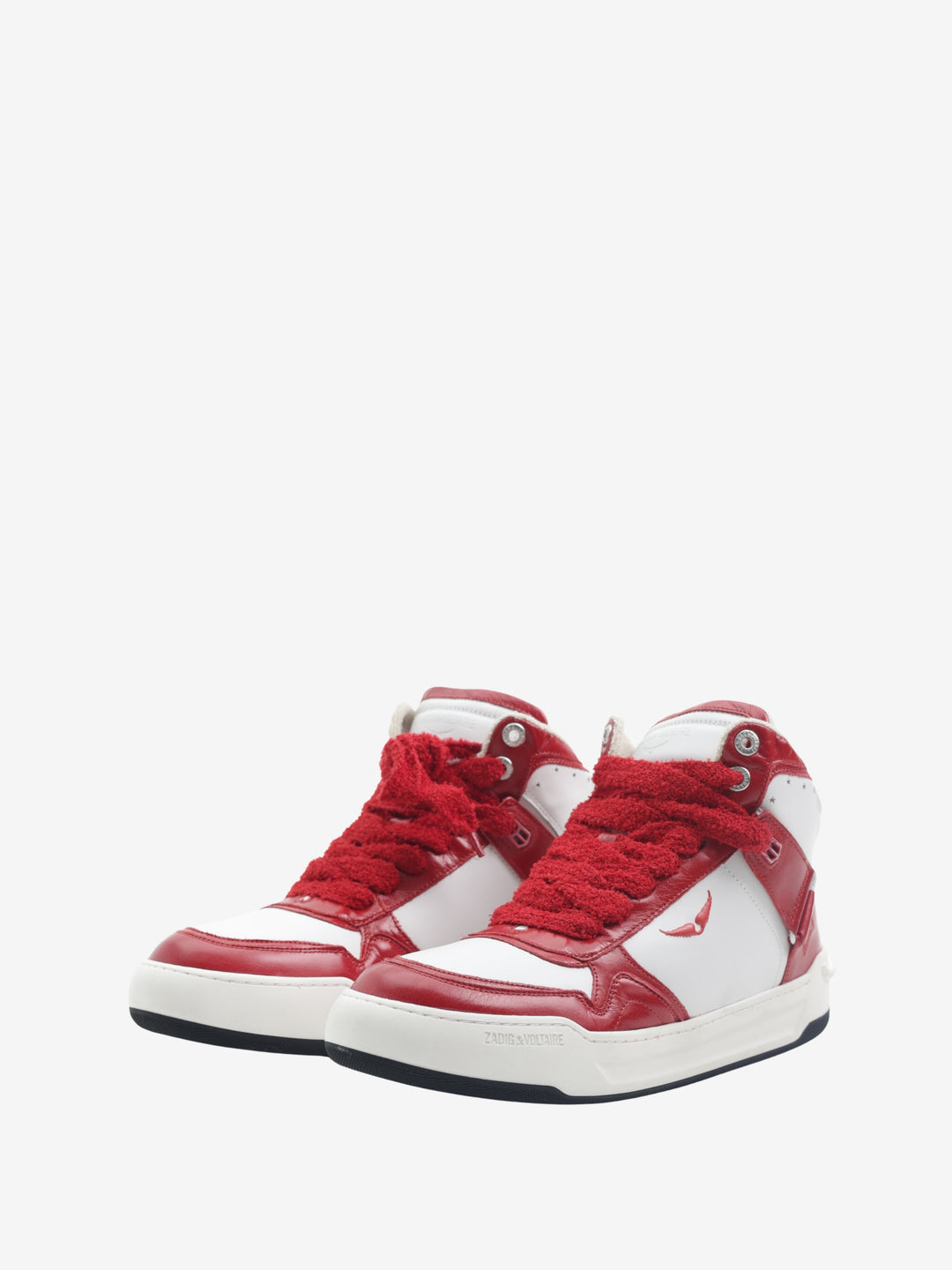 Zadig & Voltaire Sneaker Hi Wings Trainers Red-White