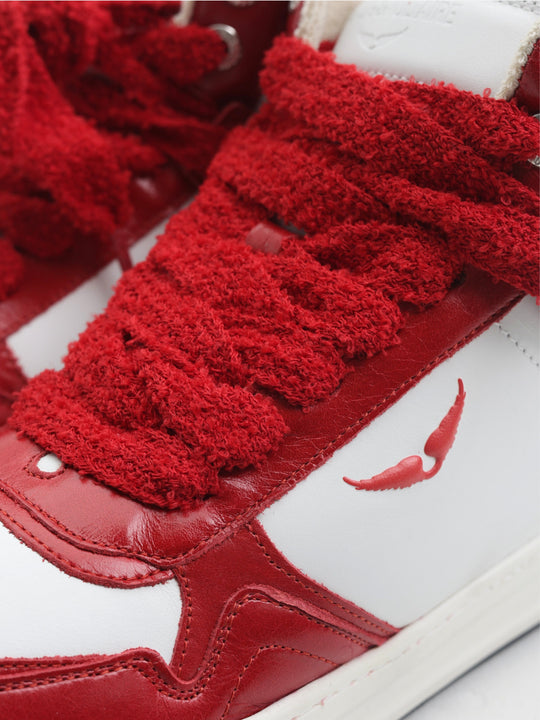 Zadig & Voltaire Sneaker Hi Wings Trainers Red-White