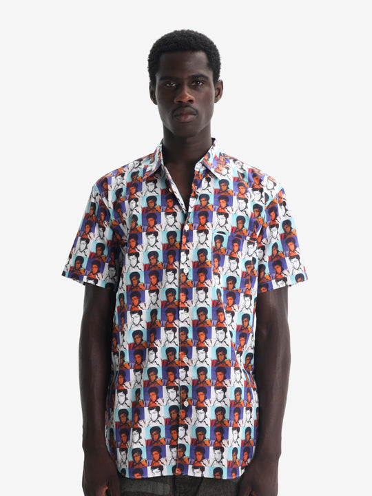 Comme Des Garcons Shirt Allover Print Multi Colour