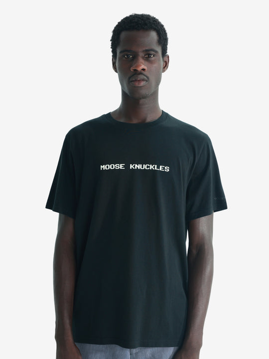 Moose Knuckles T-Shirt Milton Black-White