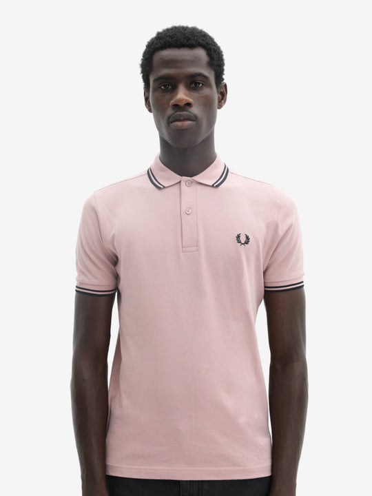 Comme Des Garcons Golfer Embroidered Logo Pink