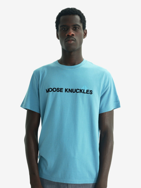 Moose Knuckles T-Shirt Conway Blue-Black