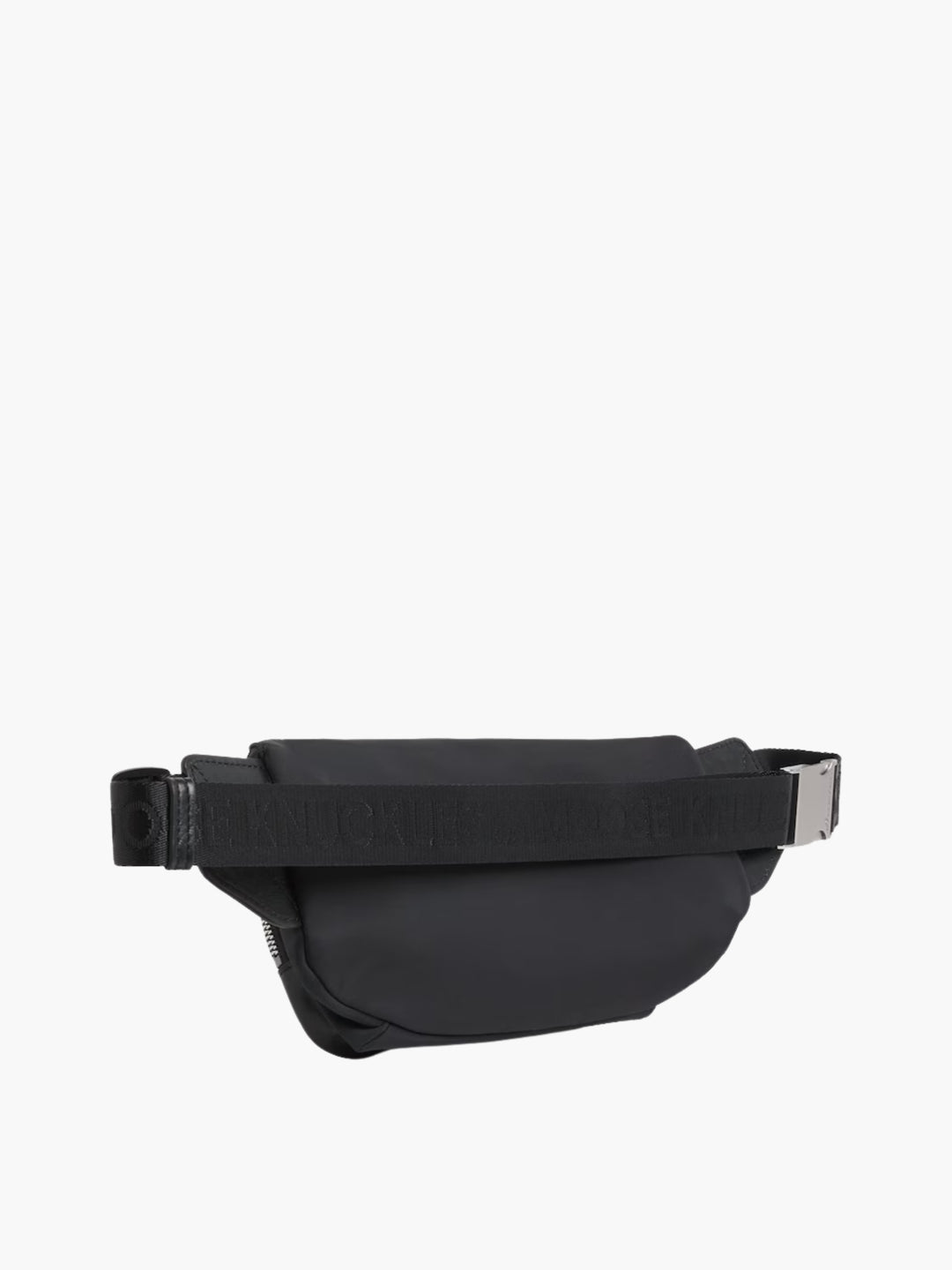 Moose Knuckles Bag Silver Logo Black