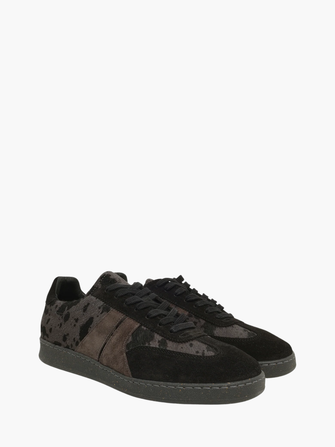 Les Deux Sneaker Pony Hair Raven Grey