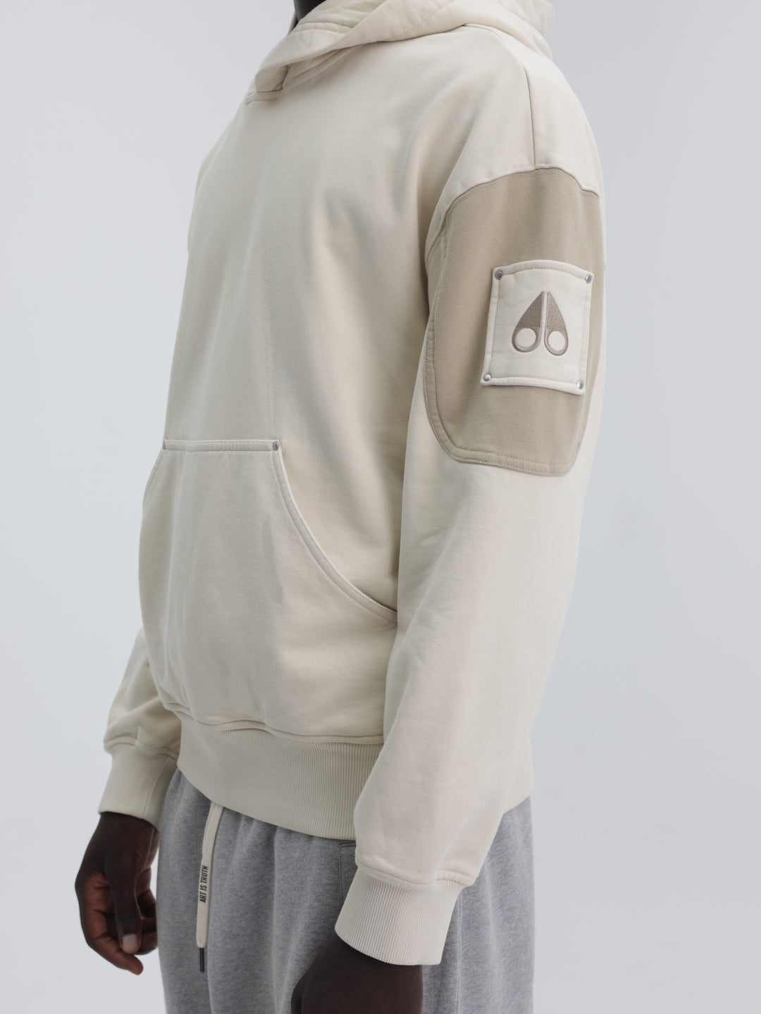 Moose Knuckles Hooded Sweater Plateau Bone
