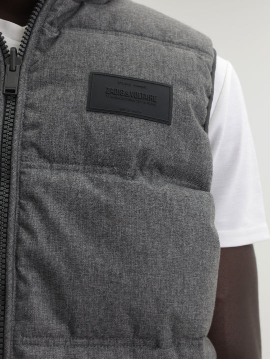 Zadig & Voltaire Jacket Sleeveless Bob Gilet Grey