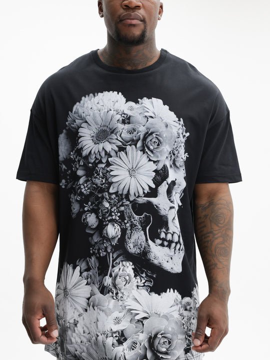 Massimo Sabbadin T-Shirt M111 Flower Black