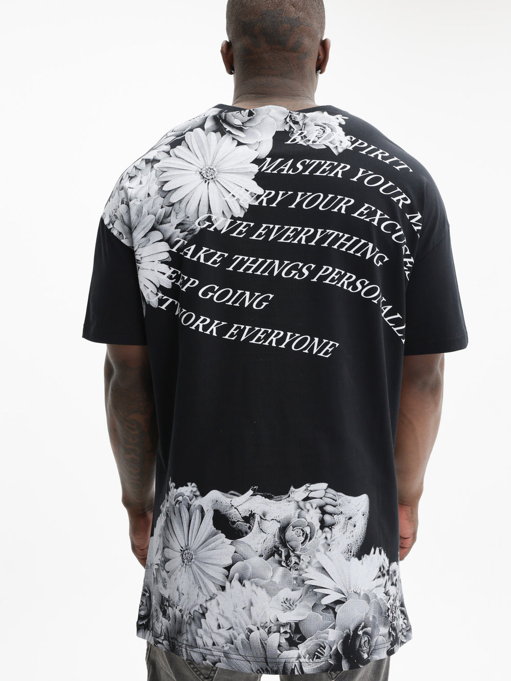 Massimo Sabbadin T-Shirt M111 Flower Black