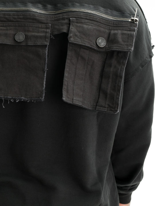 Massimo Sabbadin Sweater Plain Crewneck Black