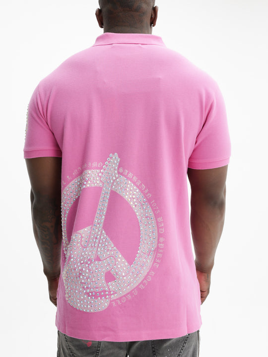Massimo Sabbadin Golfer Polo Swar Pink