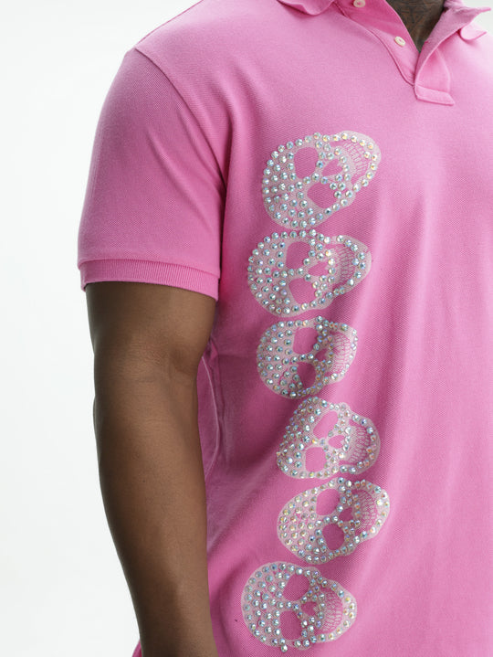 Massimo Sabbadin Golfer Polo Swar Pink