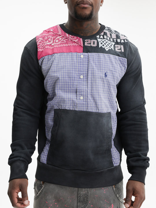 Massimo Sabbadin Hoodie Uf007  Dirty Black