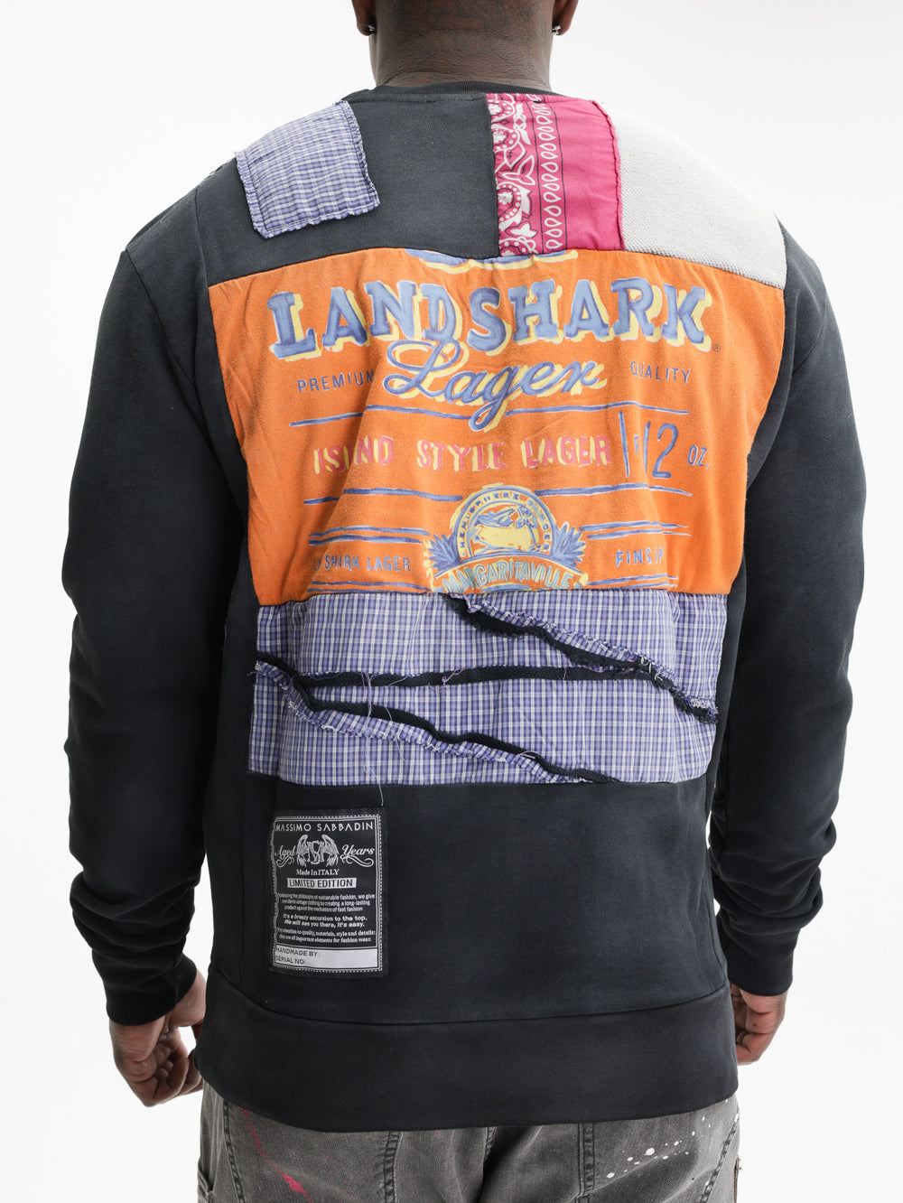 Massimo Sabbadin Hoodie Uf007  Dirty Black