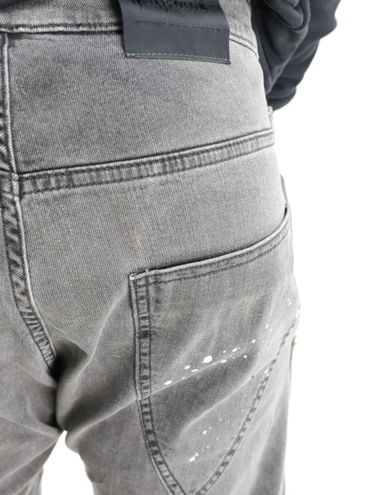Massimo Sabbadin Jeans Skull Antlers Dirty Wash