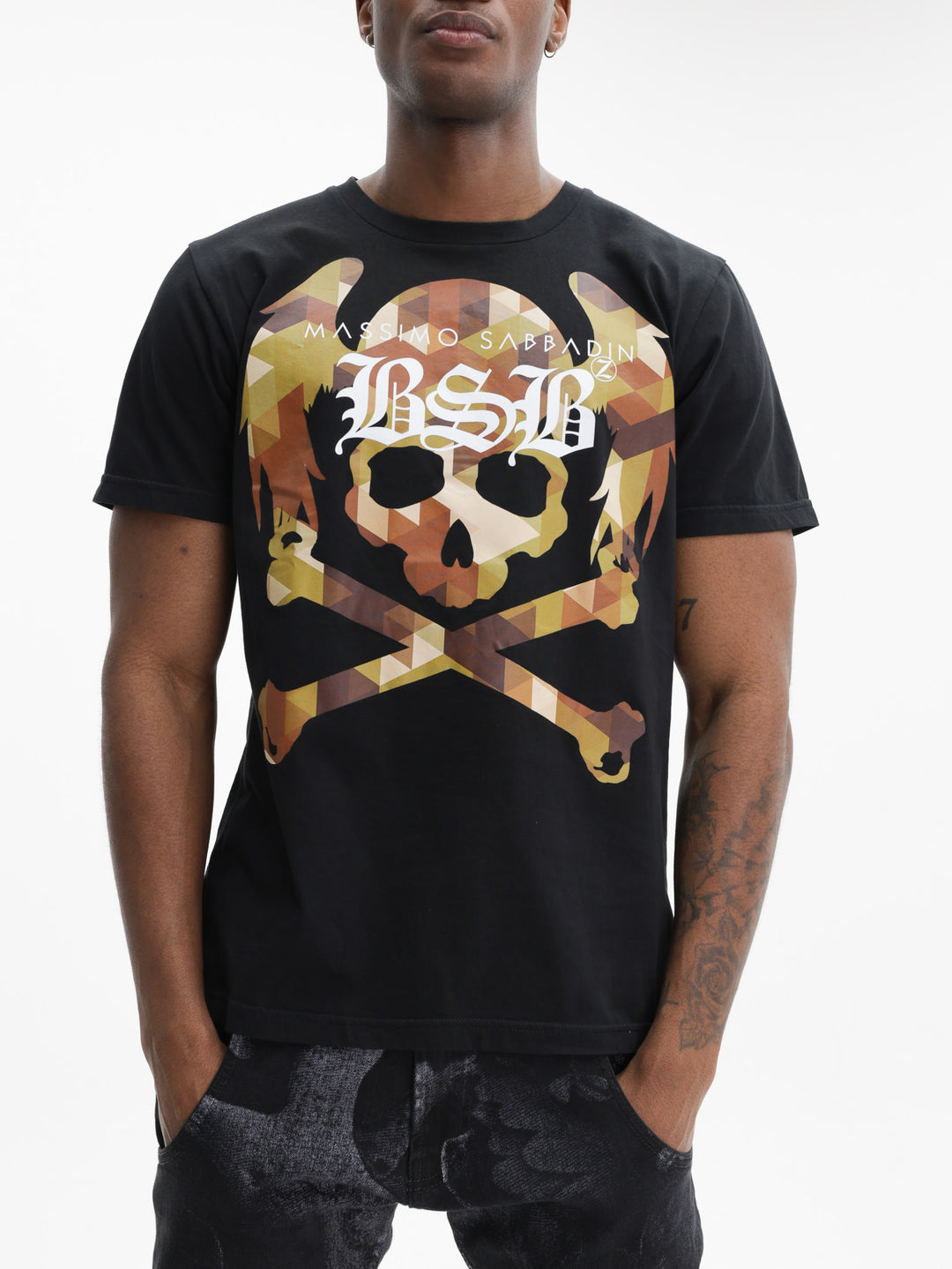 Massimo Sabbadin T-Shirt  Sskull 4 Black