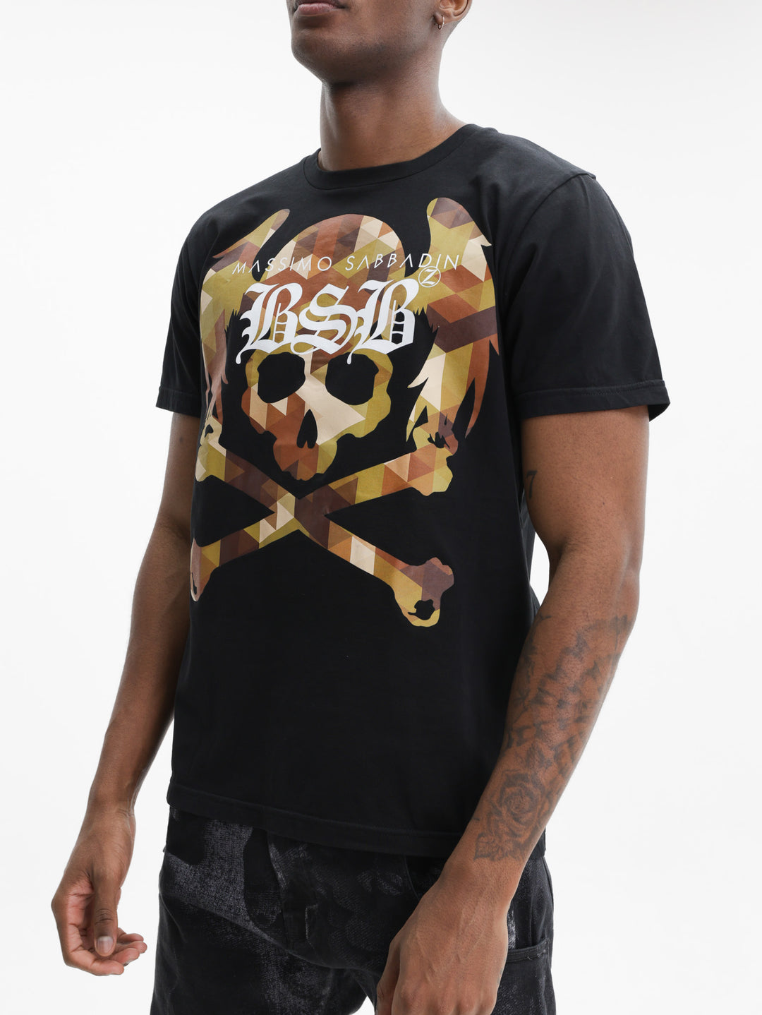 Massimo Sabbadin T-Shirt  Sskull 4 Black