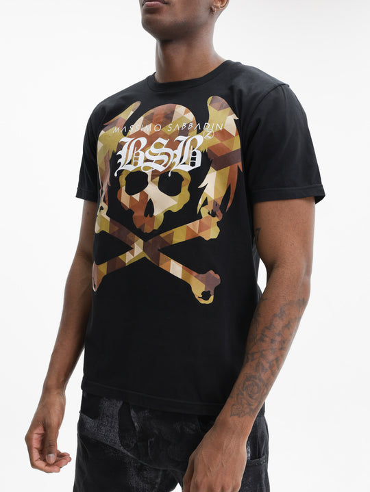 Massimo Sabbadin T-Shirt  Sskull 4 Black