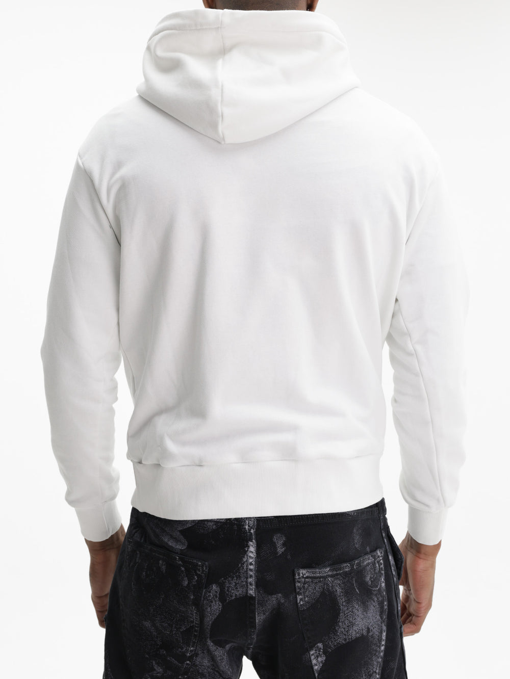 Massimo Sabbadin Hoodie Chest Logo  White