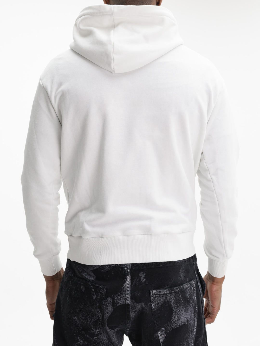 Massimo Sabbadin Hoodie Chest Logo  White