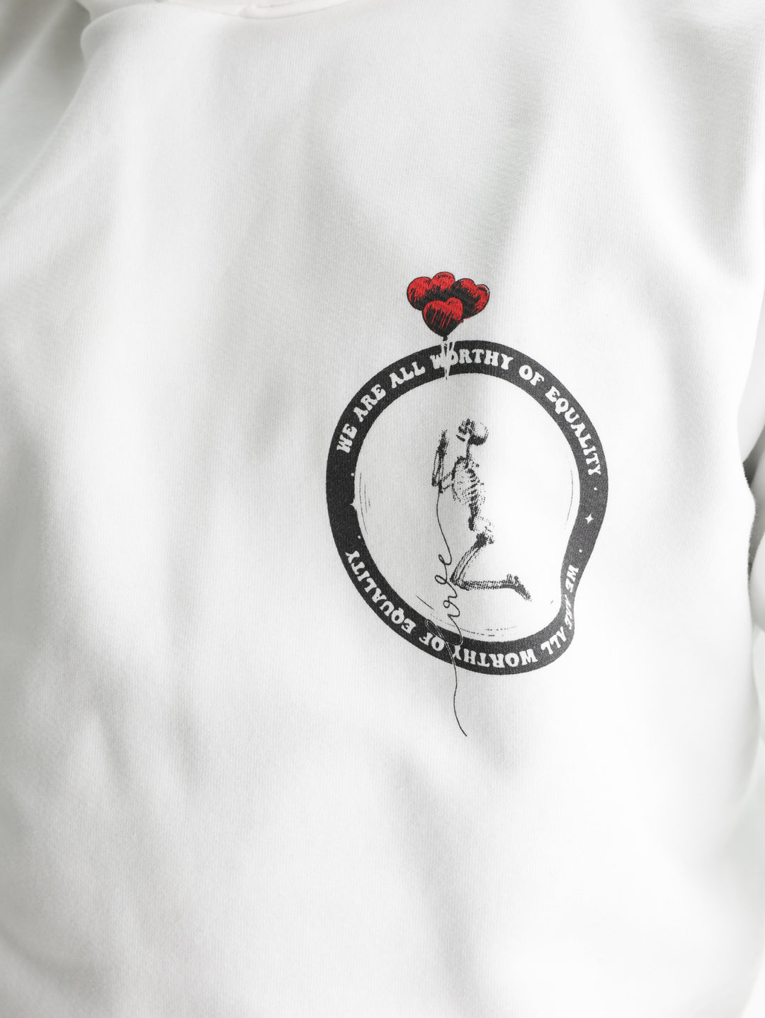 Massimo Sabbadin Hoodie Chest Logo  White