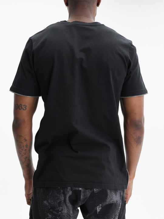 Massimo Sabbadin Hoodie Ponte Crop  Black