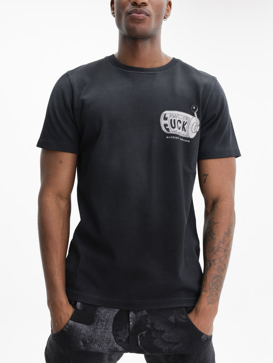 Massimo Sabbadin T-Shirt M114 Luck  Vint Black