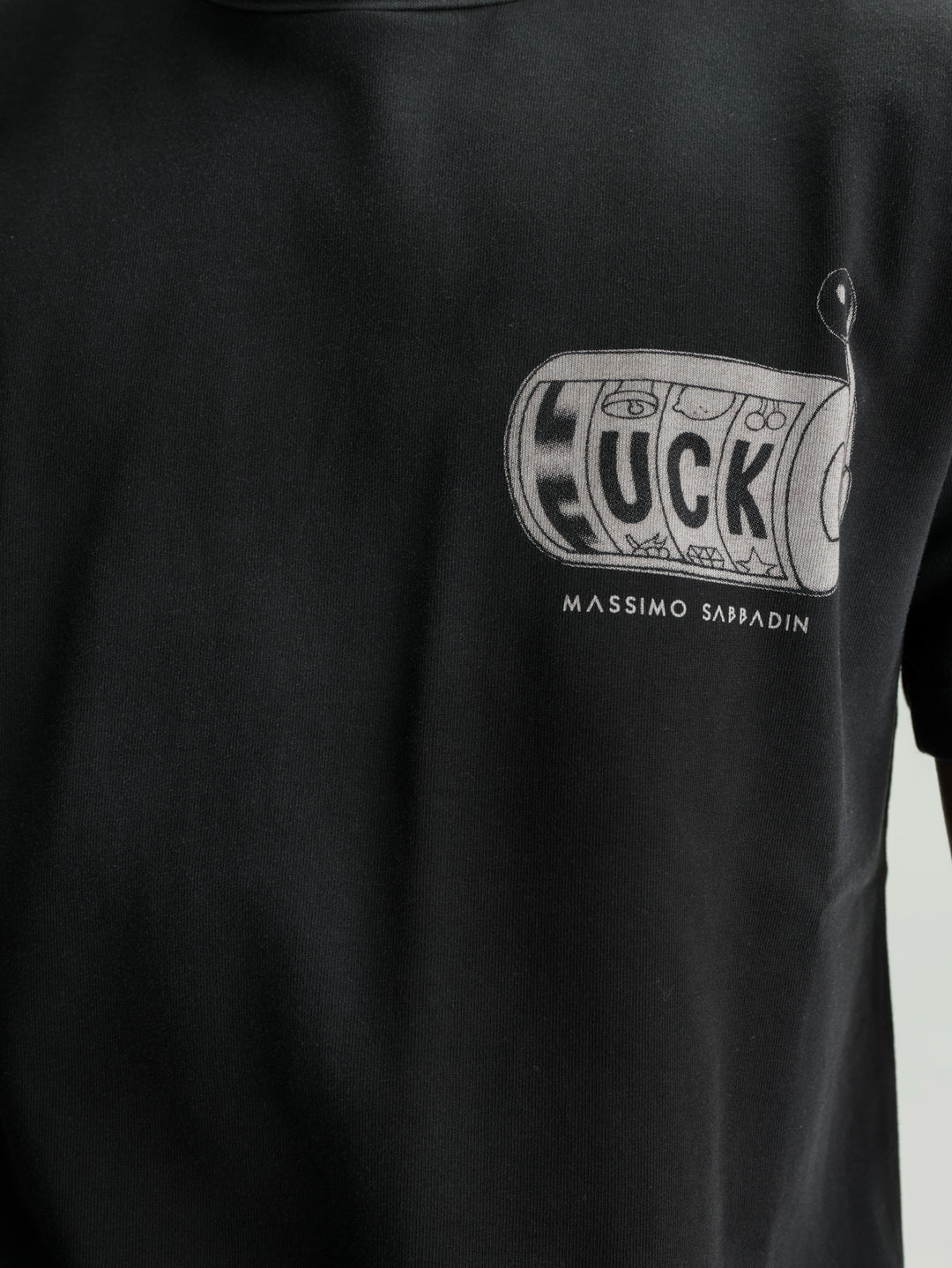 Massimo Sabbadin T-Shirt M114 Luck  Vint Black