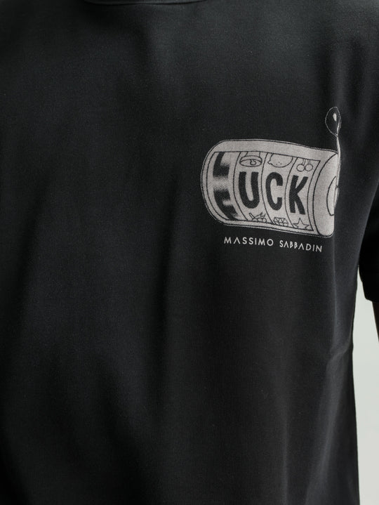 Massimo Sabbadin T-Shirt M114 Luck  Vint Black