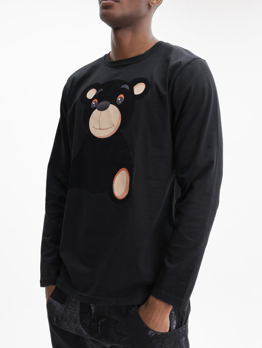 Massimo Sabbadin Hoodie Teddy Zip  Black