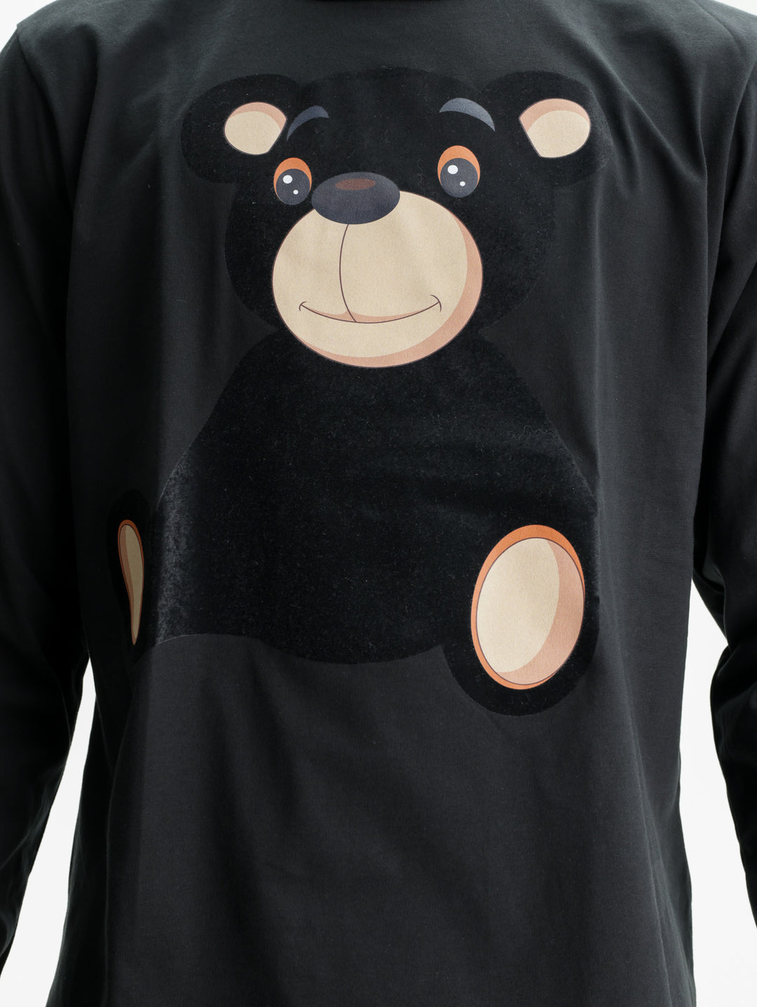 Massimo Sabbadin Hoodie Teddy Zip  Black