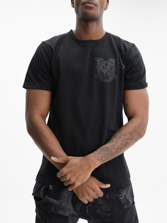 Massimo Sabbadin T-Shirt Logo Graphic  Black