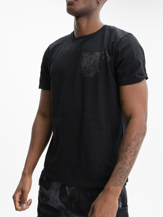 Massimo Sabbadin T-Shirt Logo Graphic  Black