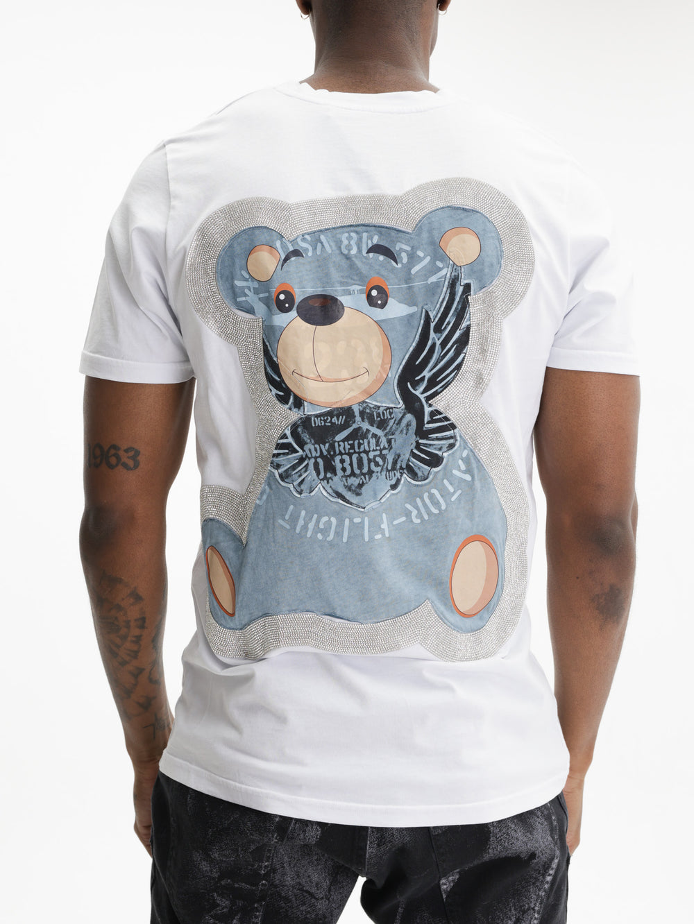 Massimo Sabbadin T-Shirt  Sequ Paint White