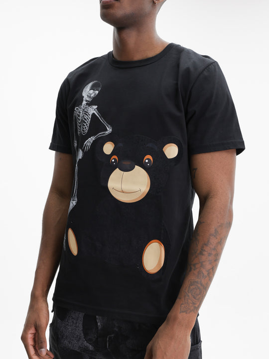 Massimo Sabbadin T-Shirt Steddy Skull B Black