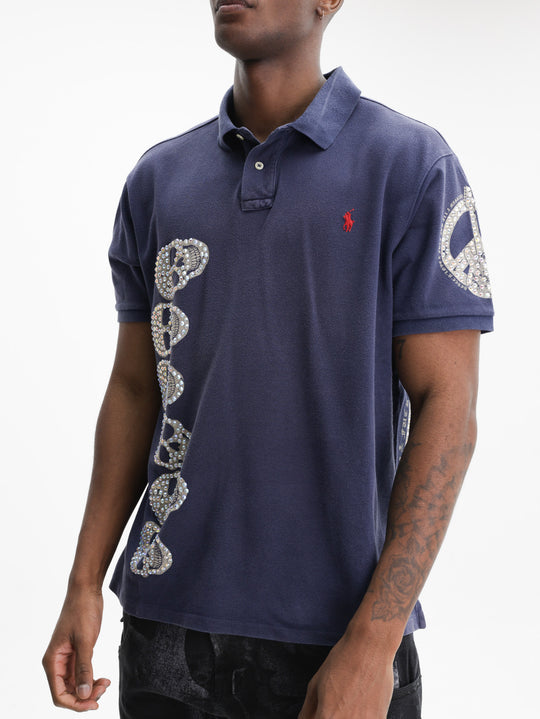 Massimo Sabbadin Golfer Polo Swar Dk Navy