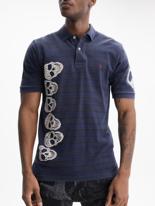 Massimo Sabbadin Golfer Polo Swar Navy
