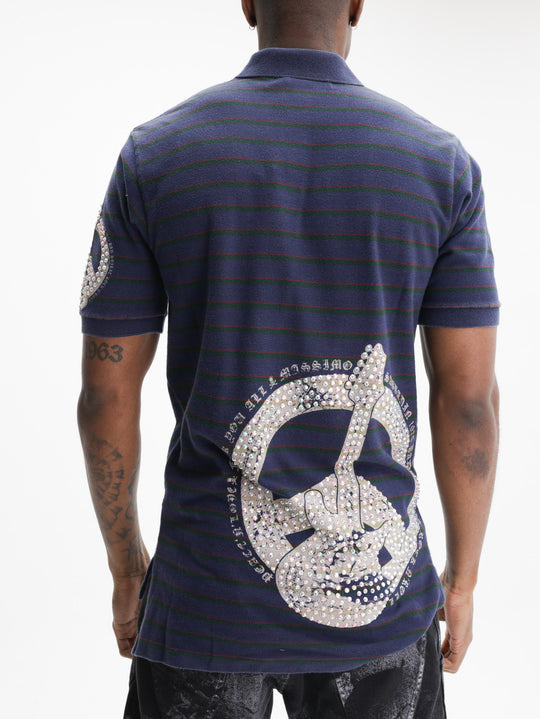Massimo Sabbadin Golfer Polo Swar Navy