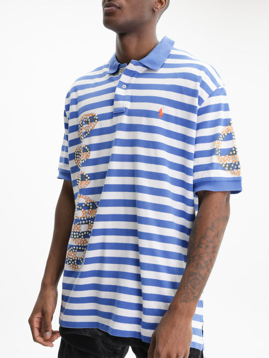 Massimo Sabbadin Golfer Polo Swar Blue