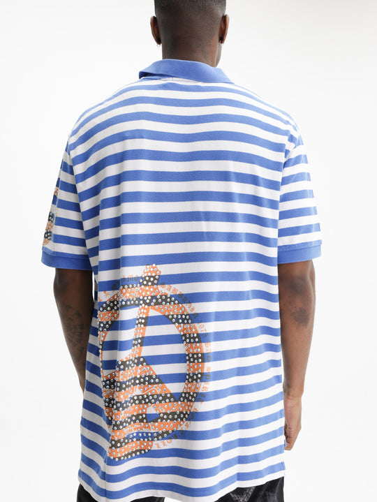 Massimo Sabbadin Golfer Polo Swar Blue