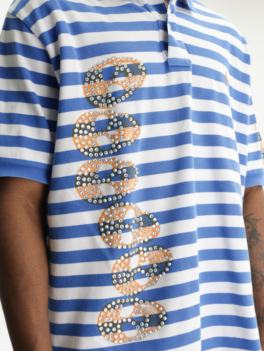 Massimo Sabbadin Golfer Polo Swar Blue