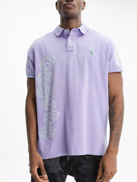 Massimo Sabbadin Golfer Polo Swar Purple