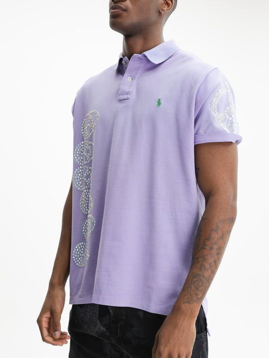 Massimo Sabbadin Golfer Polo Swar Purple