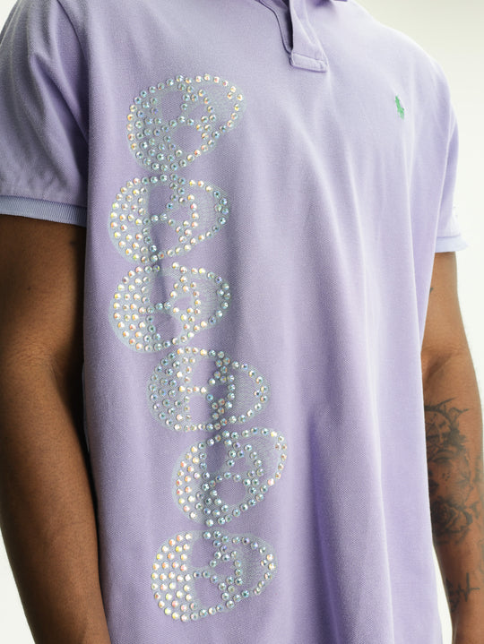 Massimo Sabbadin Golfer Polo Swar Purple
