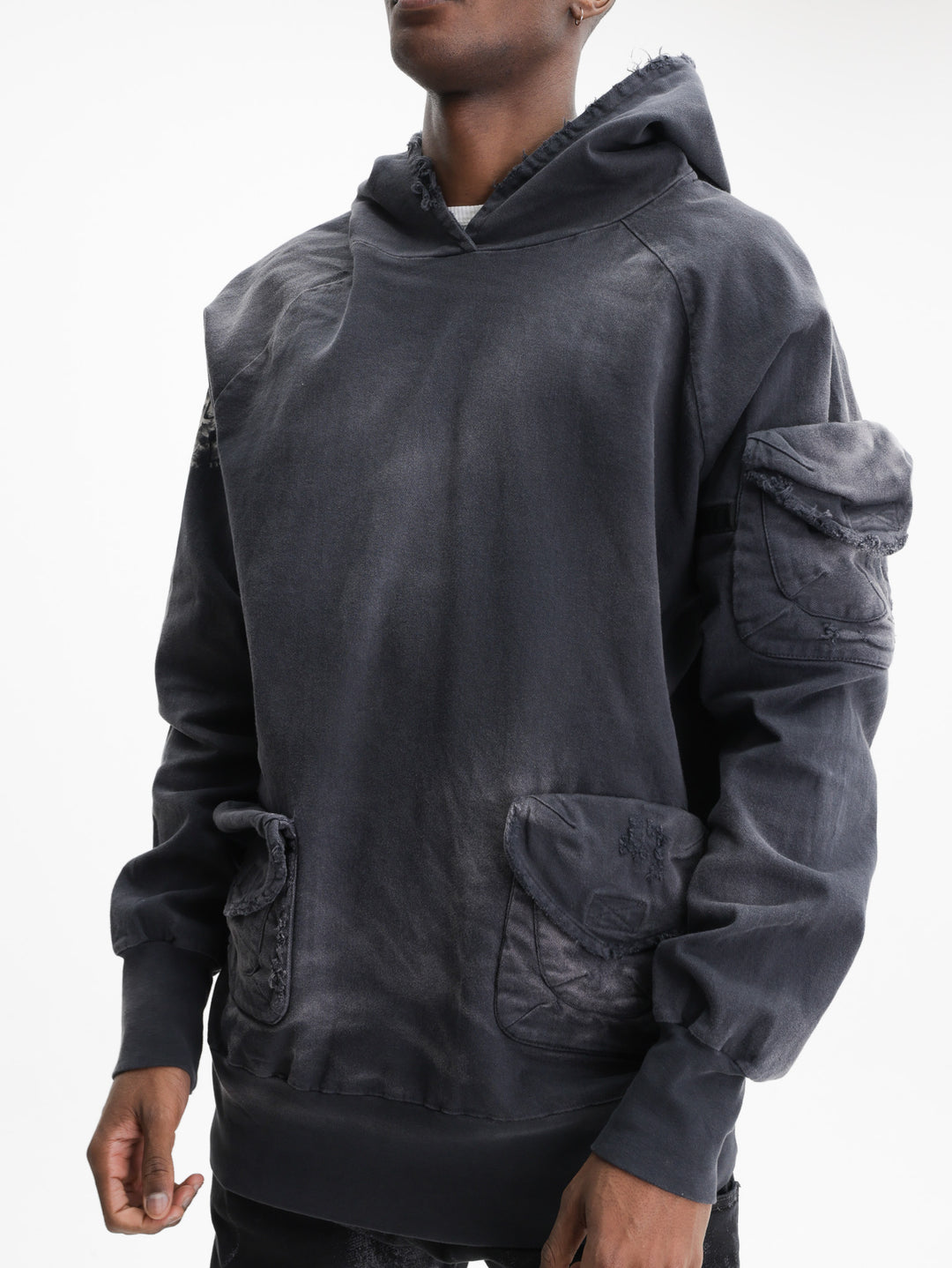 Massimo Sabbadin Hoodie U609 Tas Gabardina D Black