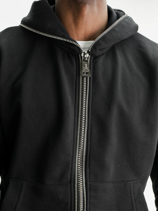 Massimo Sabbadin Hoodie Zip Logo  Black